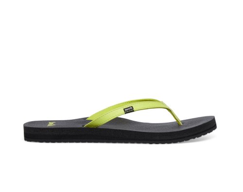 Sanuk Womens Yoga Joy Yellow Sandals | QWLEYG548